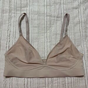 Smoothies by Aerie Light Nude Wireless Triangle Mesh Bralette